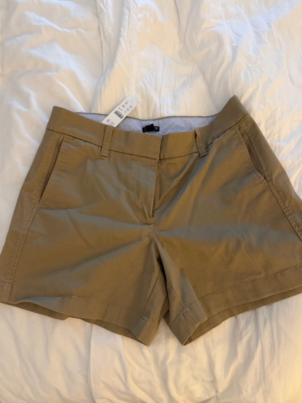 J. Crew Women's Khaki Chino Shorts 5” NWT